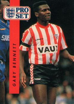 Gary Bennett Sunderland 1990/91 Pro Set #222