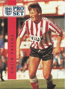 Colin Pascoe Sunderland 1990/91 Pro Set #224