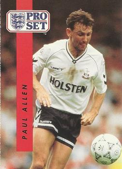 Paul Allen Tottenham Hotspur 1990/91 Pro Set #231