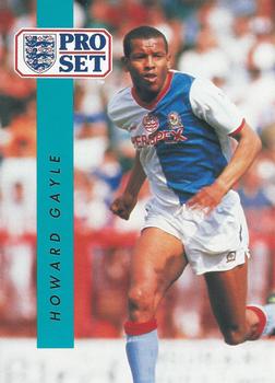 Howard Gayle Blackburn Rovers 1990/91 Pro Set #250