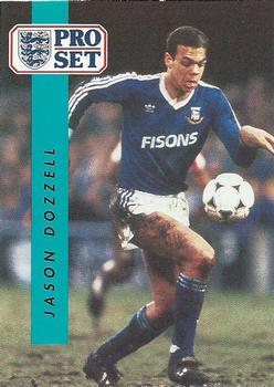 Jason Dozzell Ipswich Town 1990/91 Pro Set #261