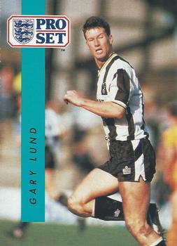 Gary Lund Notts County 1990/91 Pro Set #277