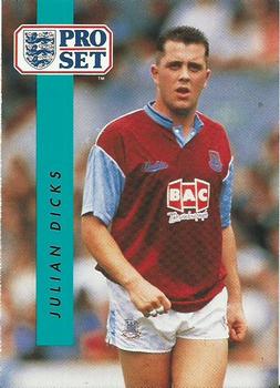 Julian Dicks West Ham United 1990/91 Pro Set #286