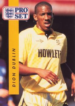 Dion Dublin Cambridge United 1990/91 Pro Set #319