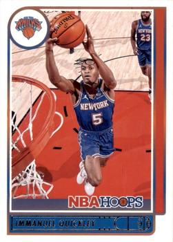 Immanuel Quickley New York Knicks 2021/22 Panini Hoops NBA #187