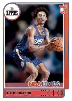 Keon Johnson Los Angeles Clippers 2021/22 Panini Hoops NBA Base Rookies #205