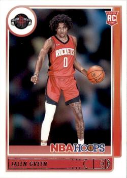 Jalen Green Houston Rockets 2021/22 Panini Hoops NBA Base Rookies #218