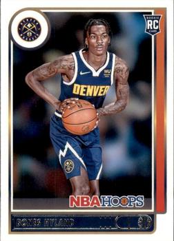 Bones Hyland Denver Nuggets 2021/22 Panini Hoops NBA Base Rookies #224