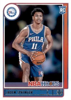 Jaden Springer Philadelphia 76ers 2021/22 Panini Hoops NBA Base Rookies #239