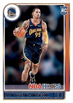 Juan Toscano-Anderson Golden State Warriors 2021/22 Panini Hoops NBA Base Rookies #248