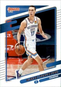 Aleksej Pokusevski Oklahoma City Thunder 2021/22 Panini Donruss Basketball #42