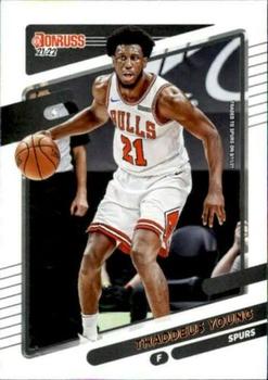 Thaddeus Young San Antonio Spurs 2021/22 Panini Donruss Basketball #90