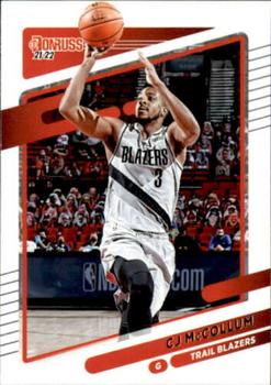 CJ McCollum Portland Trail Blazers 2021/22 Panini Donruss Basketball #110