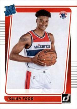 Isaiah Todd Washington Wizards 2021/22 Panini Donruss Basketball Base Rated Rookie #237