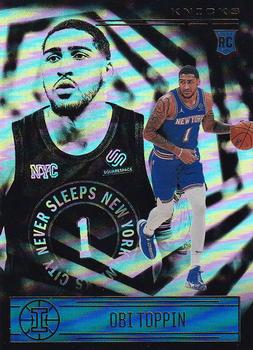 Obi Toppin New York Knicks 2020/21 Panini Illusions Basketball Base Rookies #176