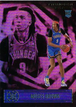 Moses Brown Oklahoma City Thunder 2020/21 Panini Illusions Basketball Base Rookies #185