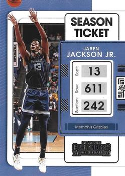 Jaren Jackson Jr. Memphis Grizzlies 2021/22 Panini Contenders Basketball Season Ticket #13