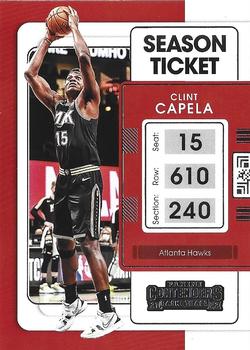 Clint Capela Atlanta Hawks 2021/22 Panini Contenders Basketball Season Ticket #24