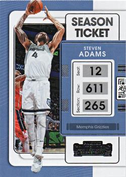 Steven Adams Memphis Grizzlies 2021/22 Panini Contenders Basketball Season Ticket #92