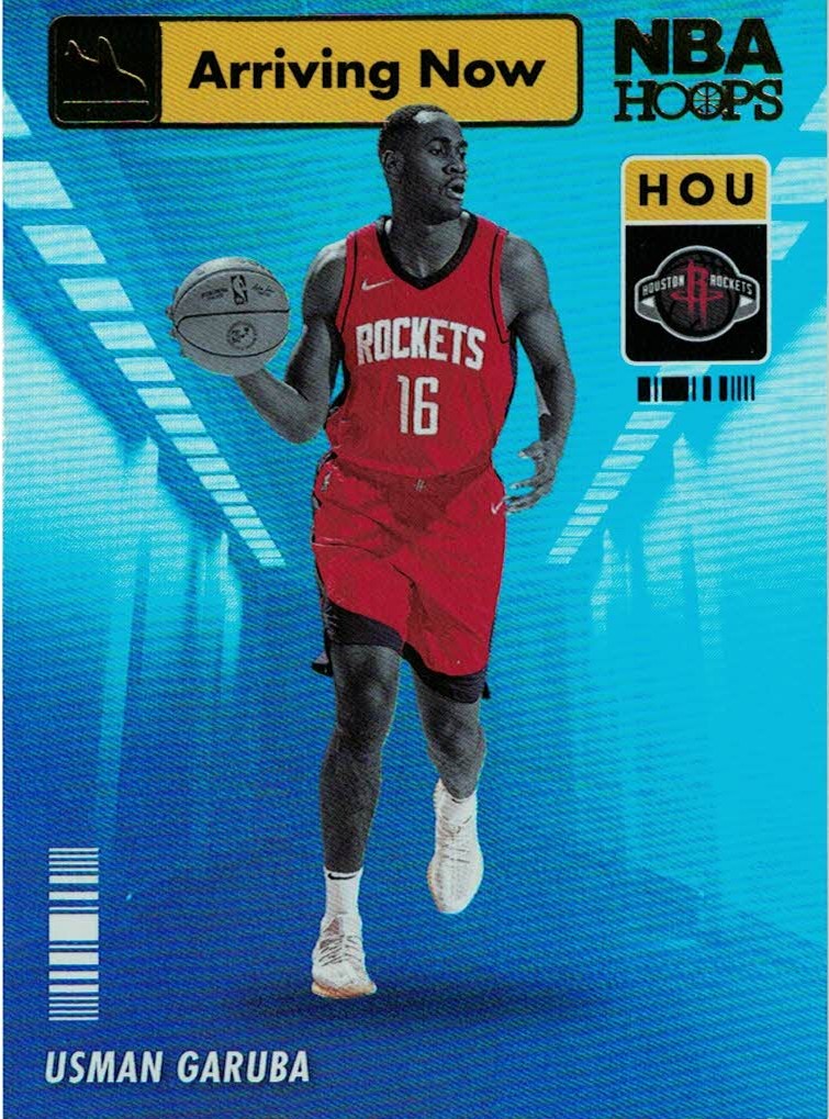 Usman Garuba Houston Rockets 2021/22 Panini Hoops NBA Arriving Now Holo #12