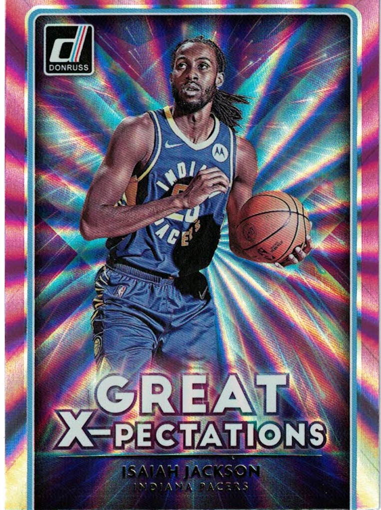 Isaiah Jackson Indiana Pacers 2021/22 Panini Donruss NBA Great X-Pect. Pink #23