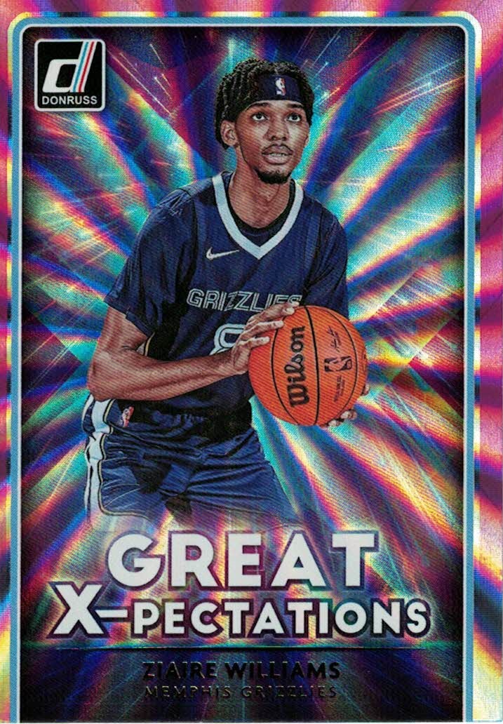 Ziaire Williams Memphis Grizzlies 2021/22 Panini Donruss Great X-Pect. Pink #6