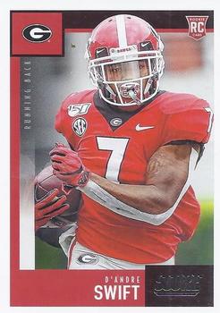 D'Andre Swift Georgia Bulldogs 2020 Panini Score NFL Rookies #377