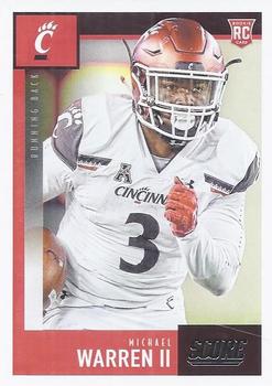 Michael Warren II Cincinnati Bearcats 2020 Panini Score NFL Rookies #389