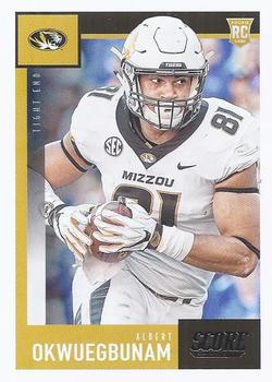 Albert Okwuegbunam Missouri Tigers 2020 Panini Score NFL Rookies #400