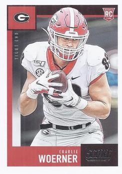 Charlie Woerner Georgia Bulldogs 2020 Panini Score NFL Rookies #401