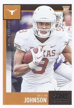 Collin Johnson Texas Longhorns 2020 Panini Score NFL Rookies #418