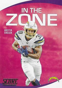 Austin Ekeler Los Angeles Chargers 2020 Panini Score NFL In the Zone #IZ-AE