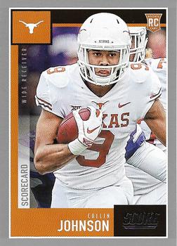 Collin Johnson Texas Longhorns Lions 2020 Panini Score NFL Rookies Scorecard#418