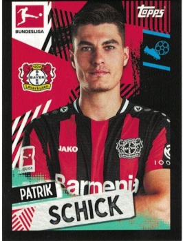 Patrik Schick Bayer 04 Leverkusen samolepka Bundesliga 2021/22 #316
