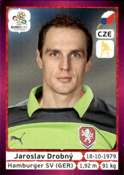 Jaroslav Drobny Czech Republic samolepka EURO 2012 German version #143
