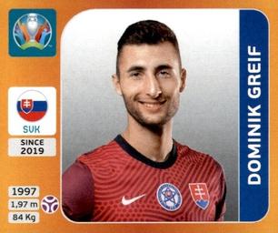 Dominik Greif Slovakia samolepka EURO 2020 Tournament edition #494