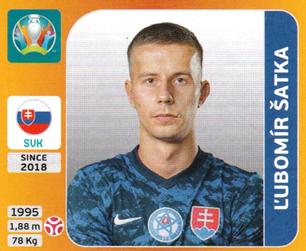 Lubomir Satka Slovakia samolepka EURO 2020 Tournament edition #498