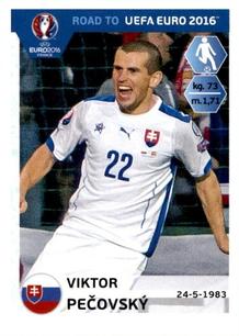 Viktor Pecovsky Slovakia samolepka Road to EURO 2016 #312
