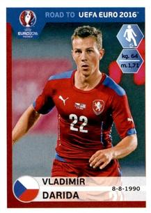 Vladimir Darida Czech Republic samolepka Road to EURO 2016 #44