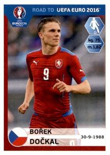 Borek Dockal Czech Republic samolepka Road to EURO 2016 #40