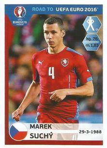 Marek Suchy Czech Republic samolepka Road to EURO 2016 #38
