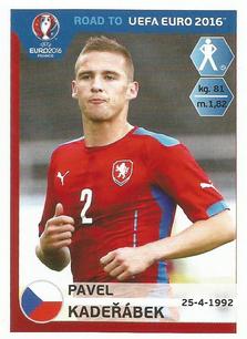 Pavel Kaderabek Czech Republic samolepka Road to EURO 2016 #37