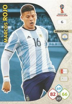 Marcos Rojo Argentina Panini 2018 World Cup #6