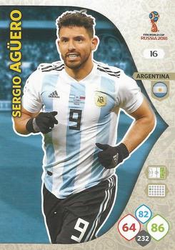 Sergio Aguero Argentina Panini 2018 World Cup #16