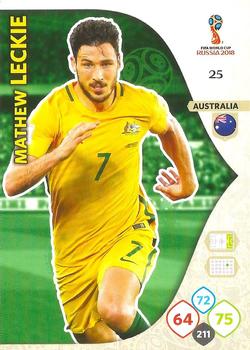 Mathew Leckie Australia Panini 2018 World Cup #25