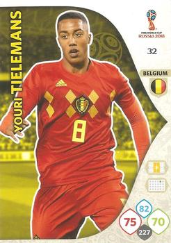 Youri Tielemans Belgium Panini 2018 World Cup #32