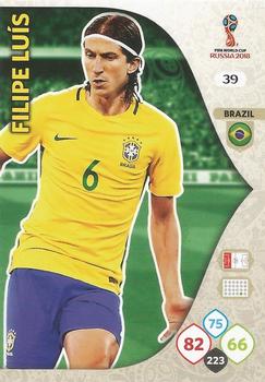 Filipe Luis Brazil Panini 2018 World Cup #39
