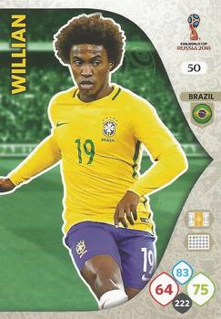 Willian Brazil Panini 2018 World Cup #50