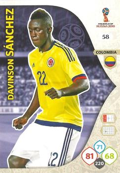 Davinson Sanchez Colombia Panini 2018 World Cup #58