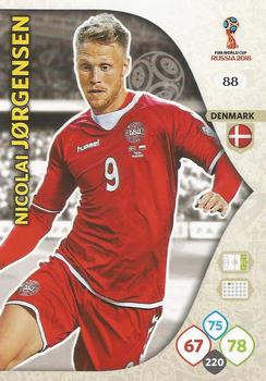 Nicolai Jorgensen Denmark Panini 2018 World Cup #88